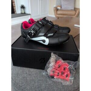 Brand new Peloton cycling shoes with look delta cleats + box EU 38 US women's 7